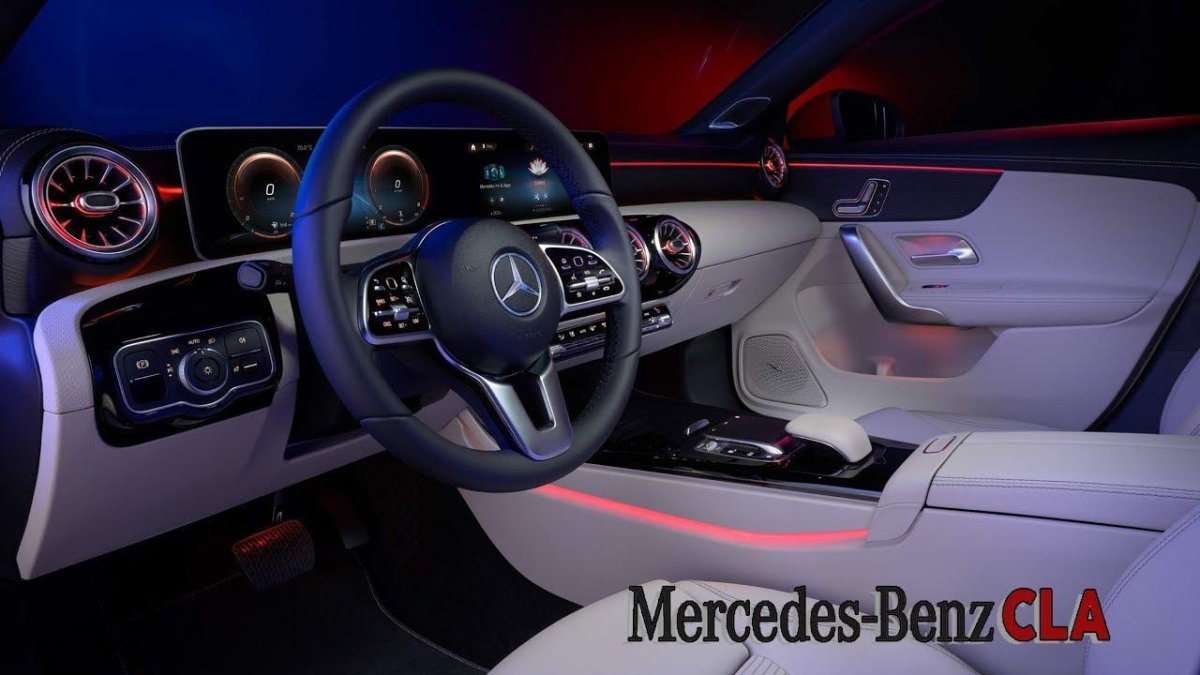 CLA Mercedes 2020 интерьер
