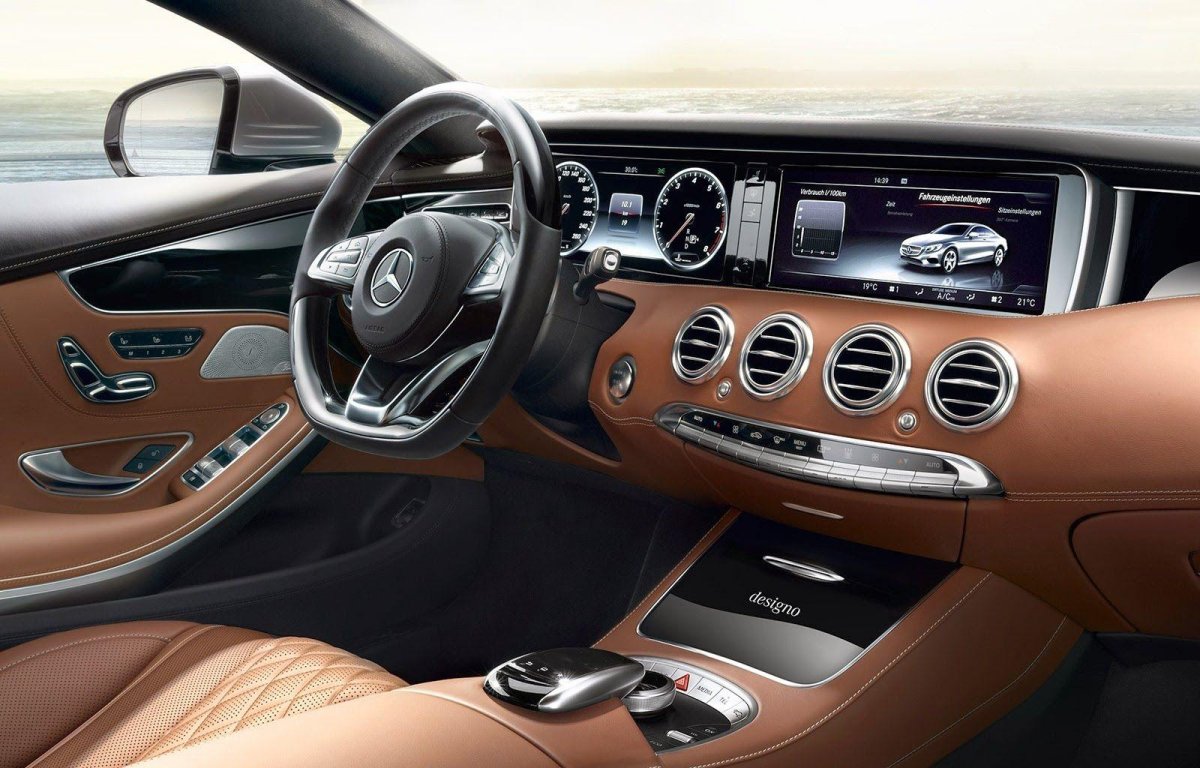 Mercedes Benz s550 Coupe салон