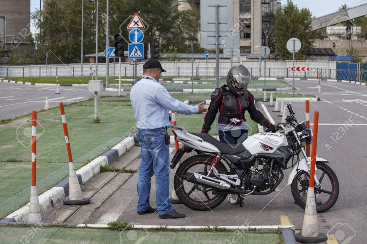 Учебный мотоцикл