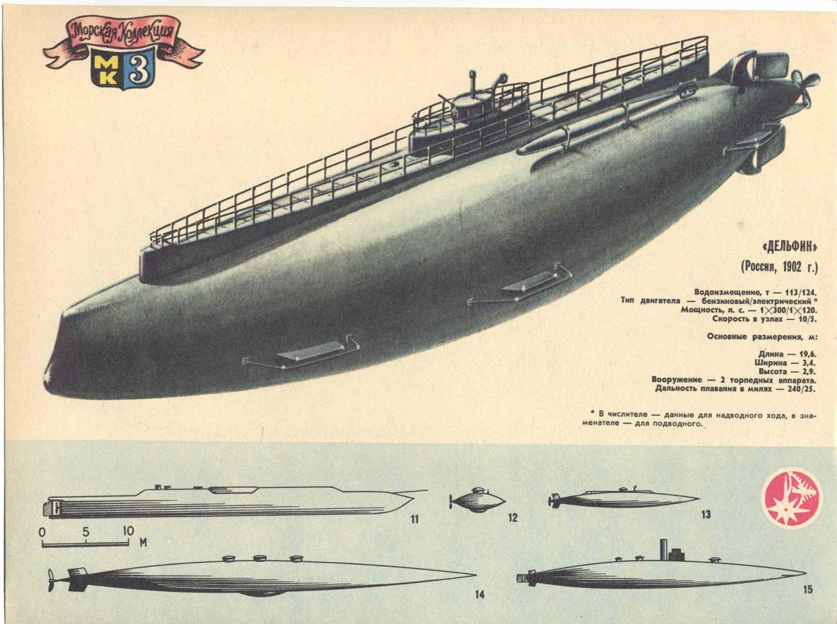 Подлодка Дельфин 1903