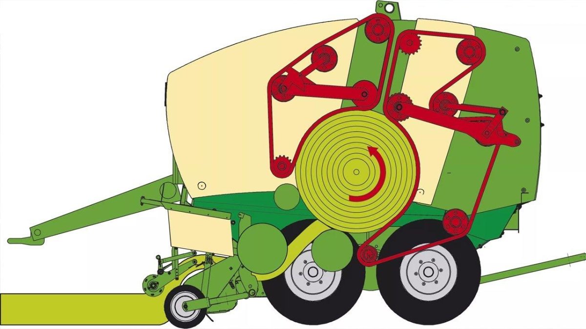 Пресс подборщик Krone