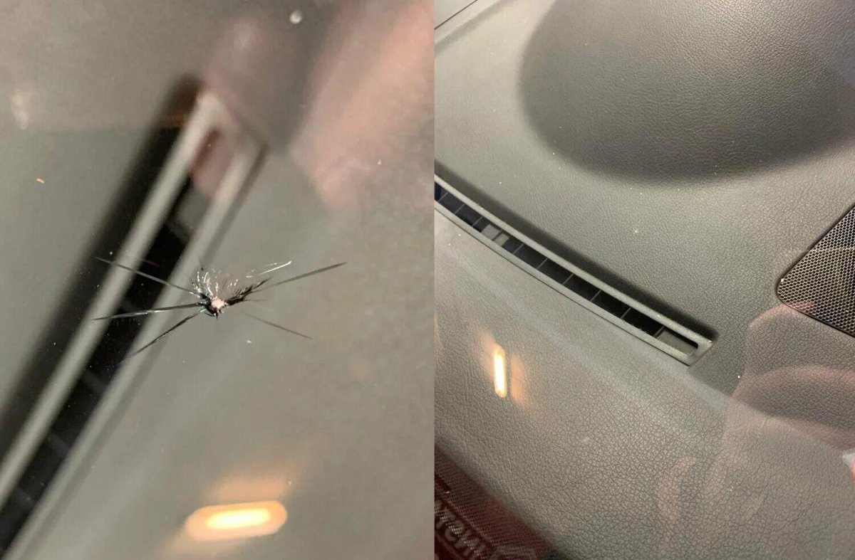 Скол лобового стекла