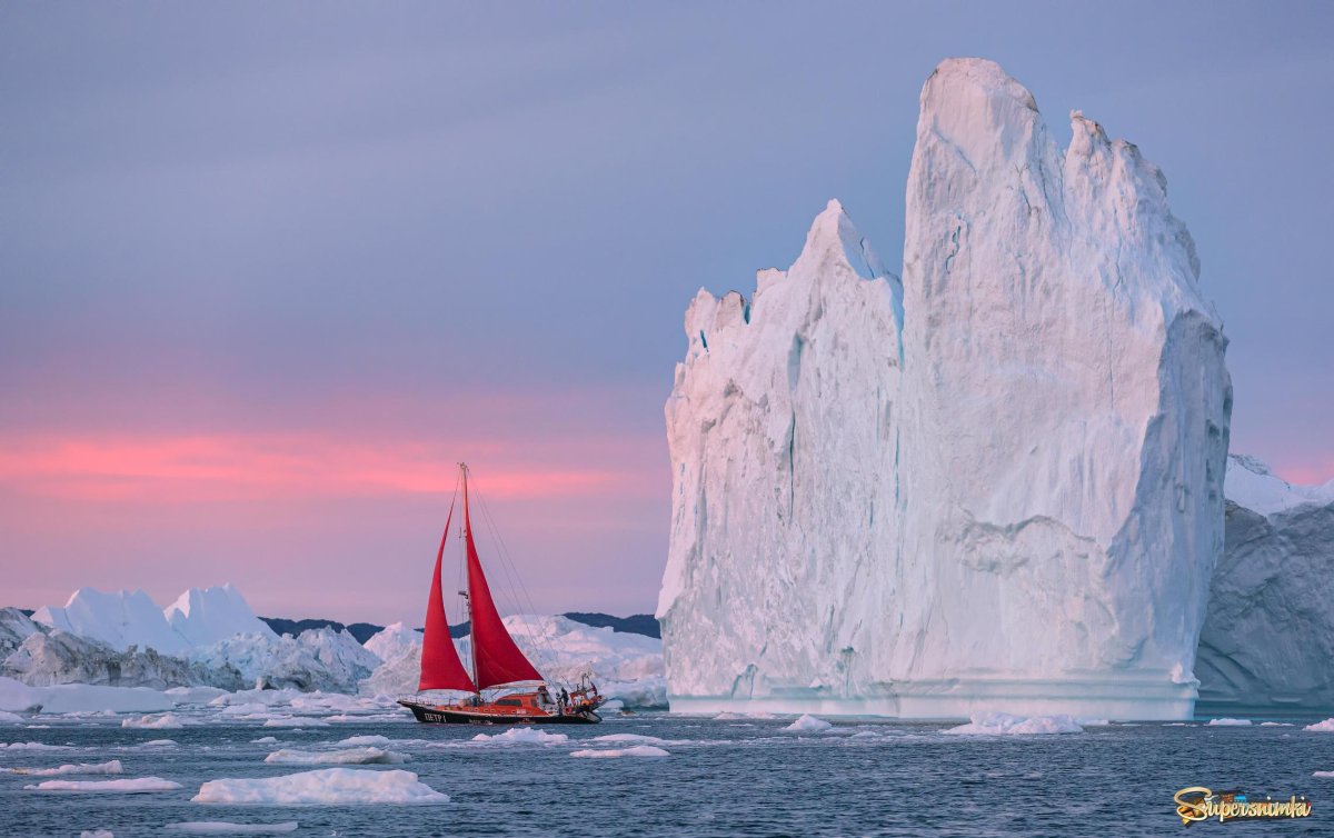 Мыс горн айсберги