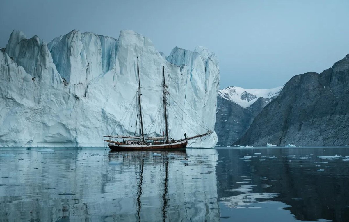 Гренландия фьорды