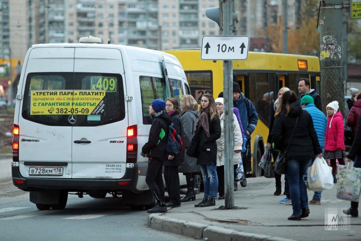 Маршрутки отменят в СПБ