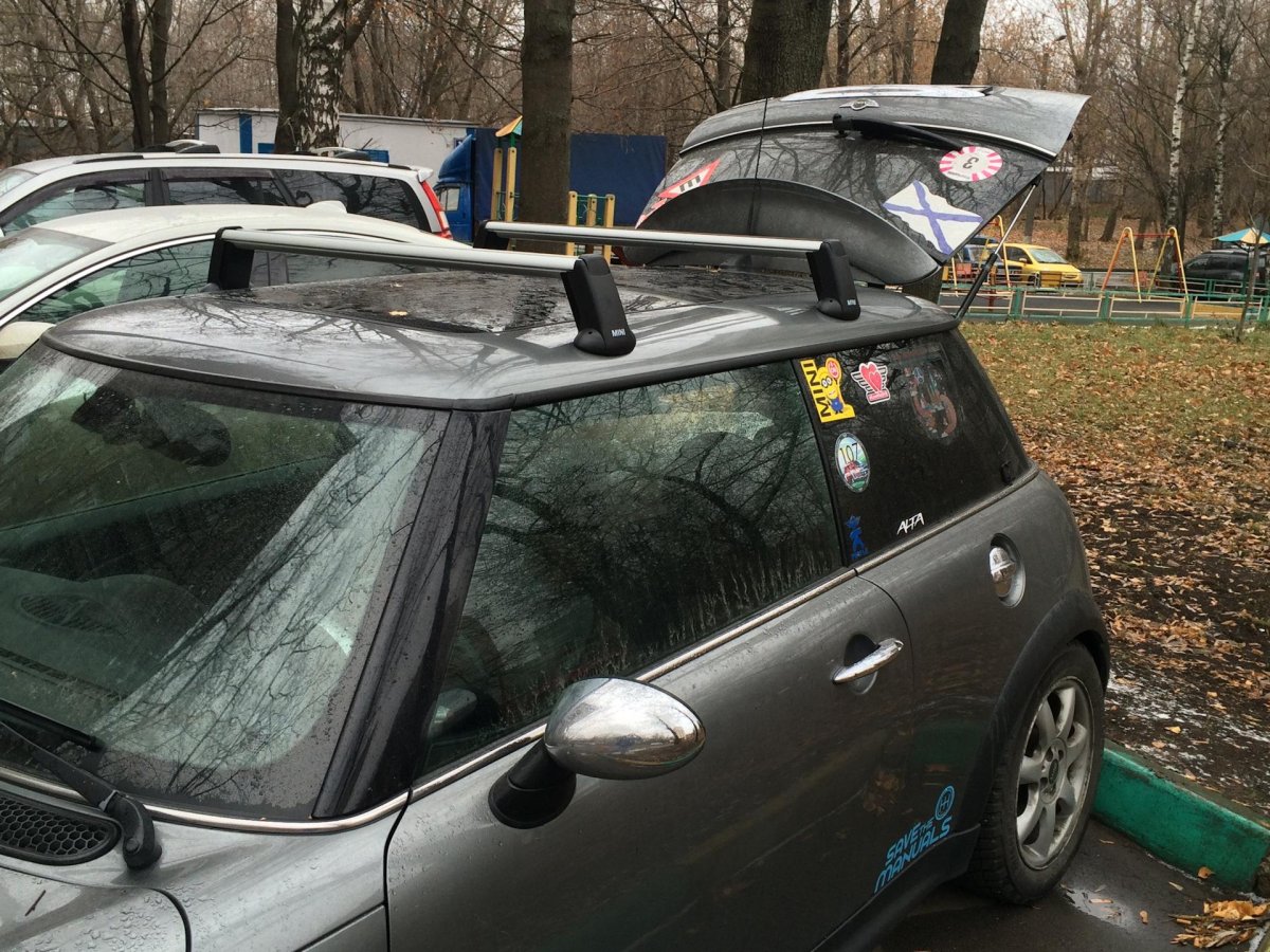 Багажник на мини Купер r56
