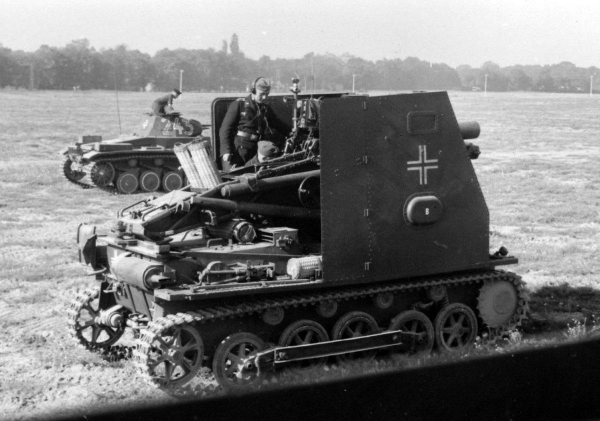 Немецкая самоходка sig 33