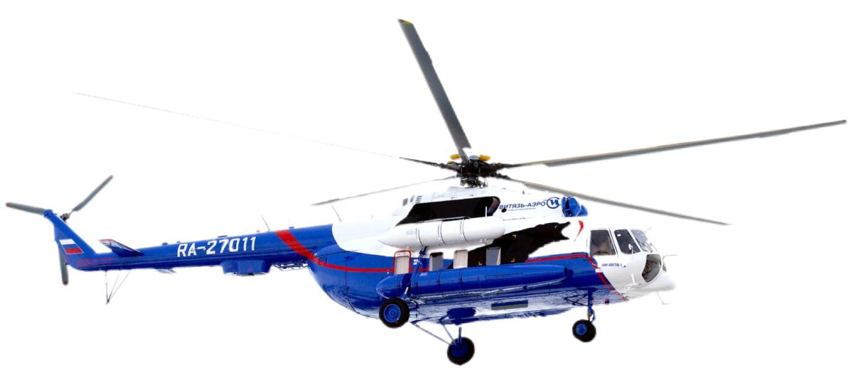 Модель вертолета ми 8 Газпромавиа