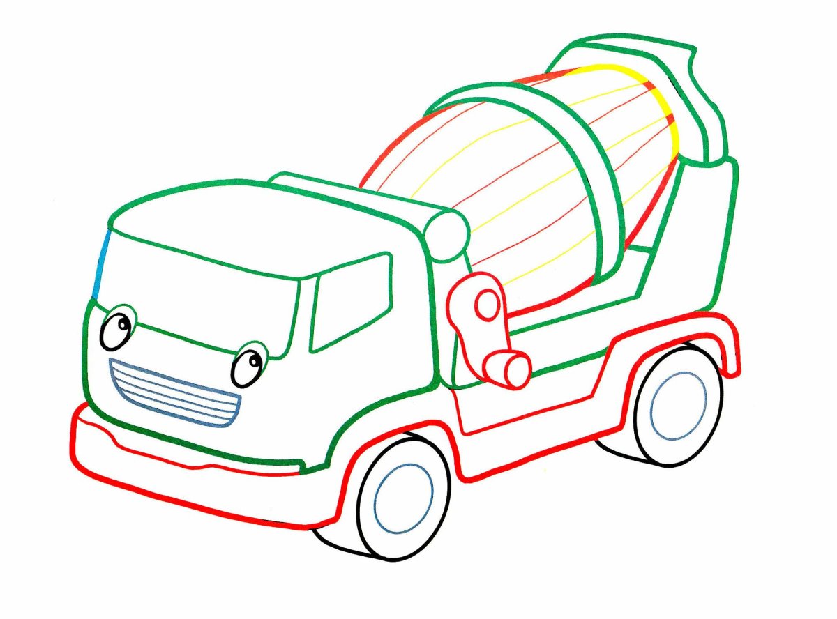 Раскраска машинки