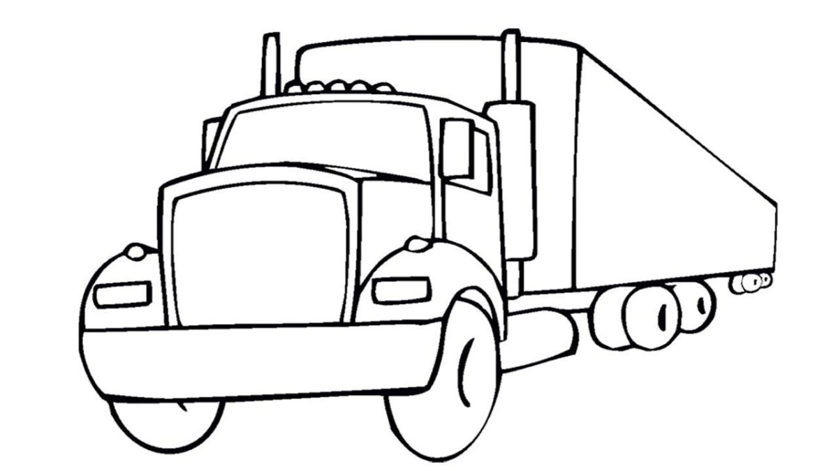 Раскраска "Грузовики"