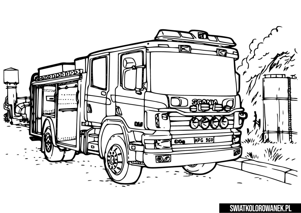 КАМАЗ 65115 раскраска