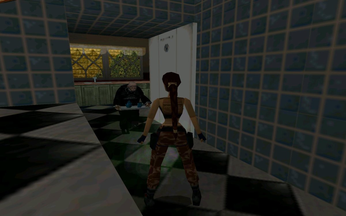 Tomb Raider дворецкий