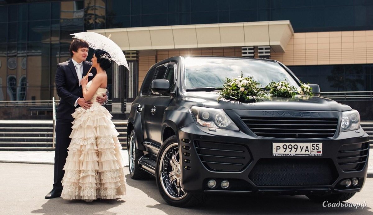Лексус 570 свадебный