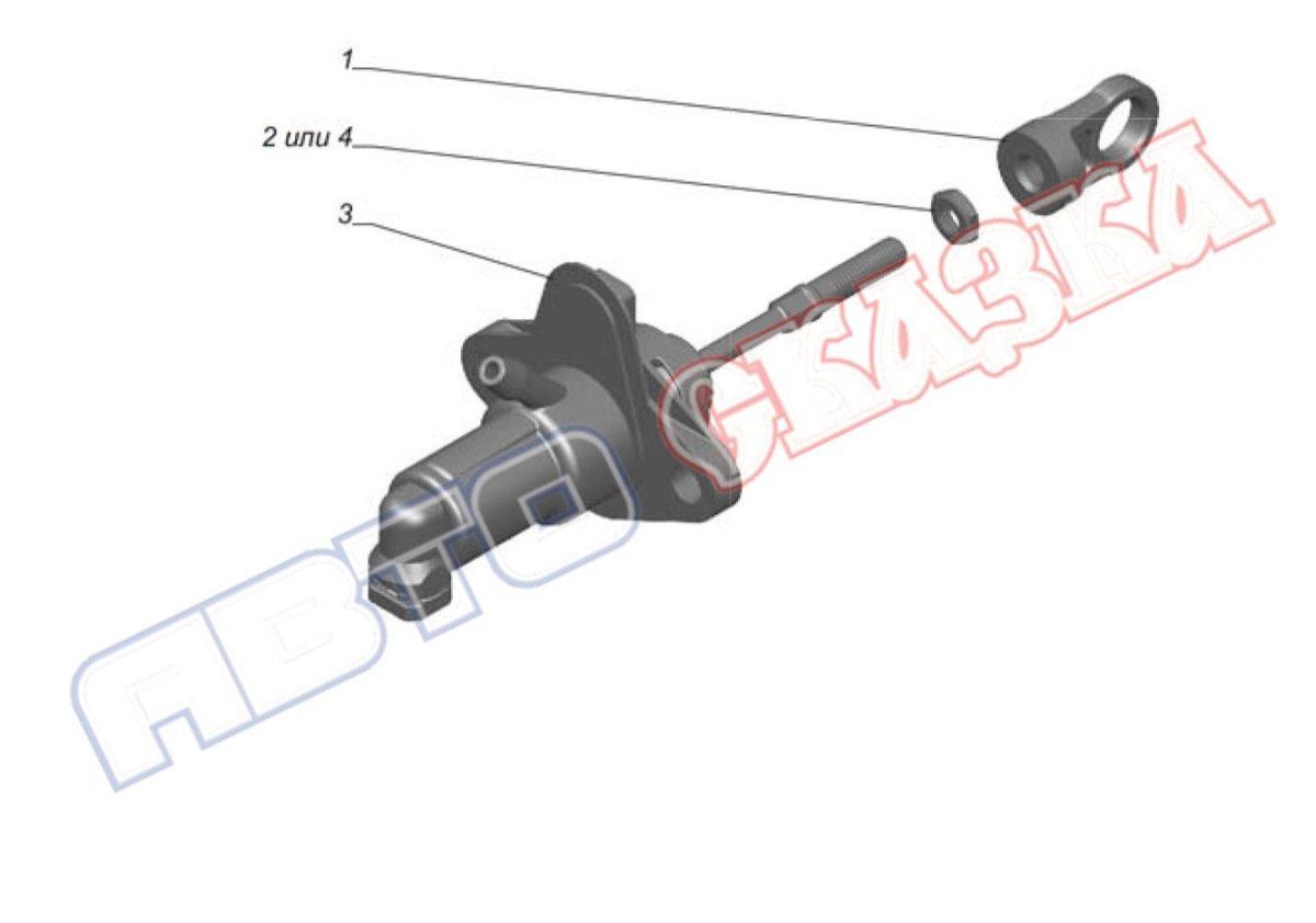 Цилиндр сцепления главный Газель Некст (496284000175)