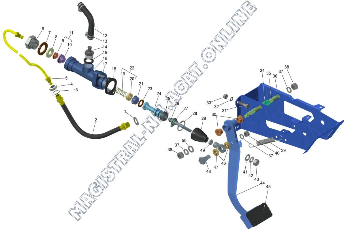Главный цилиндр сцепления ГАЗ 3308