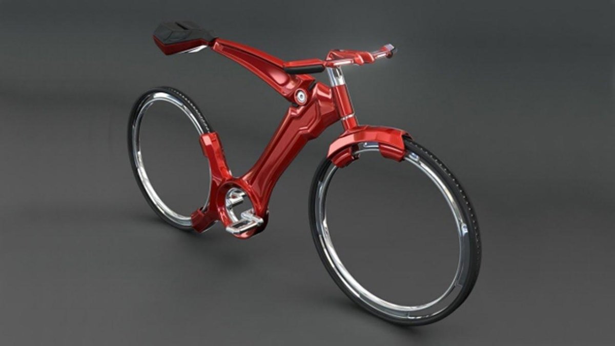 Футуристический велосипед