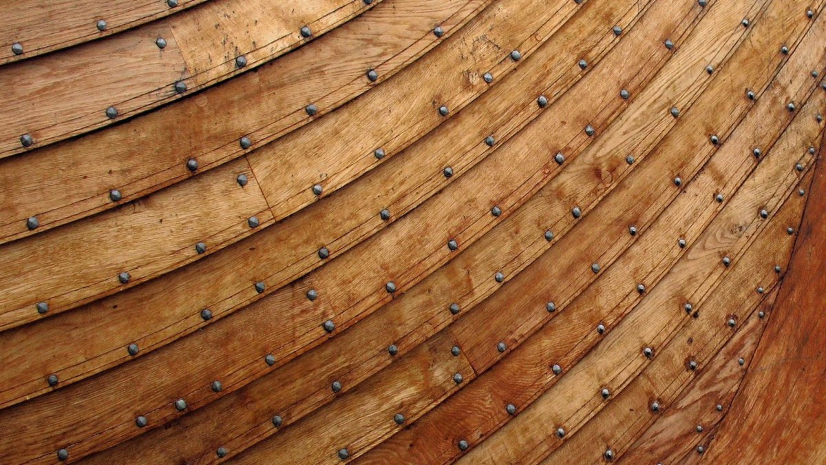 Борт деревянного корабля