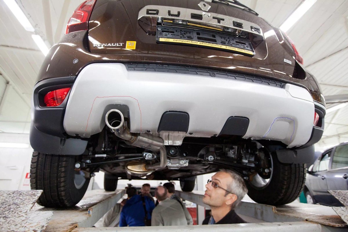 Выхлопная система Рено Дастер 2.0