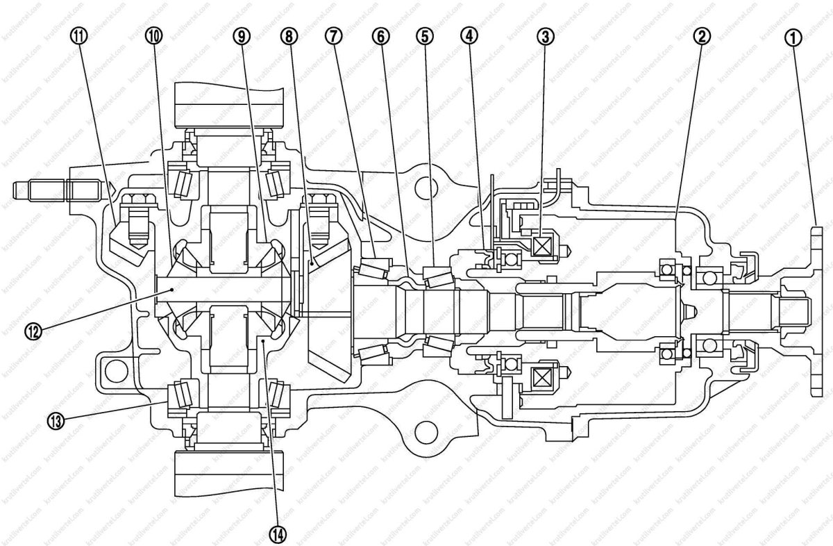 Задний редуктор Рено Дастер 4х4