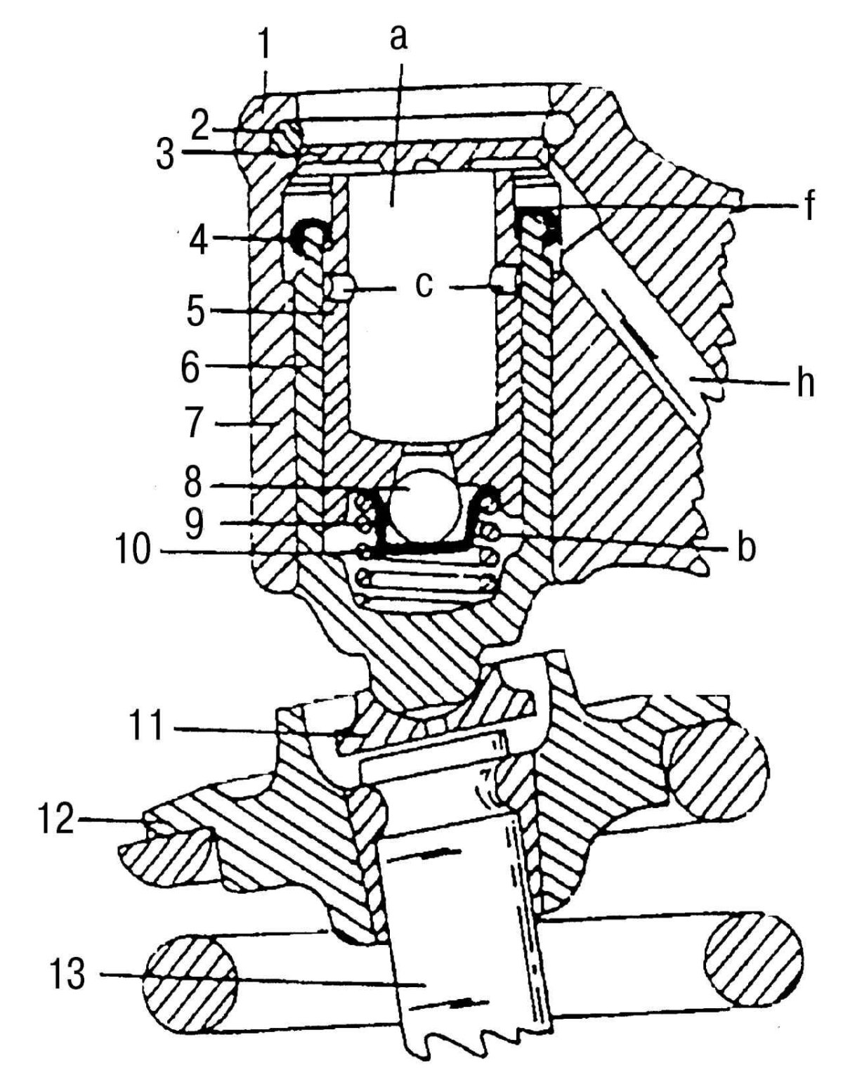Конструкция гидрокомпенсатора клапанов