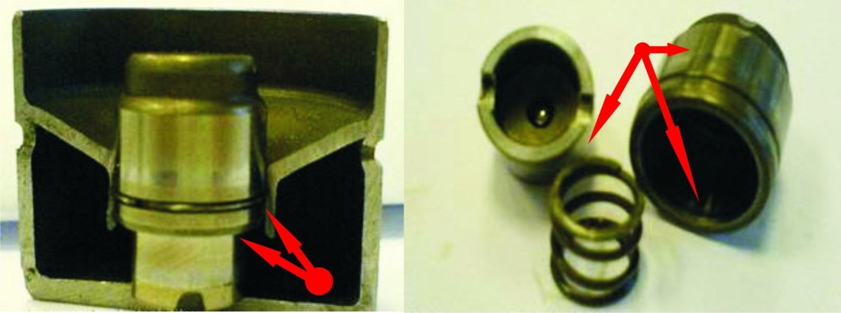 Гидрокомпенсатор ВАЗ 2112 В разрезе