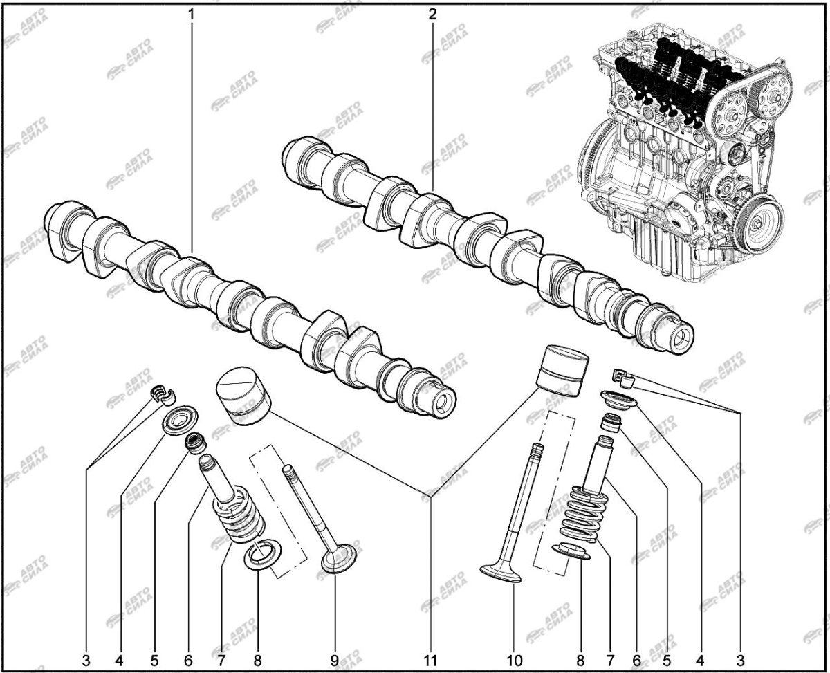 Гидрокомпенсаторы Лада Веста 1.6