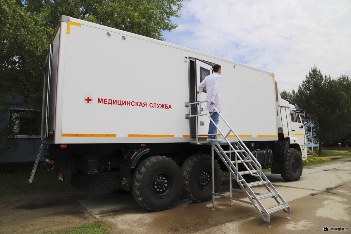 КАМАЗ передвижной медицинский комплекс