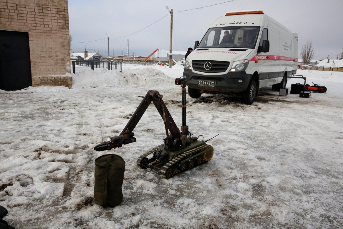 Мобильный инженерный комплекс разминирования микр