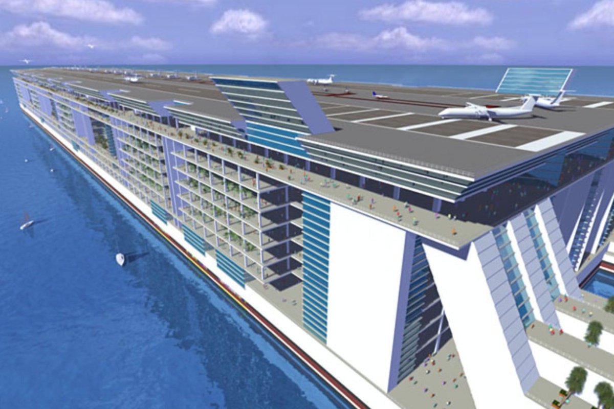 Корабль Freedom ship плавучий город