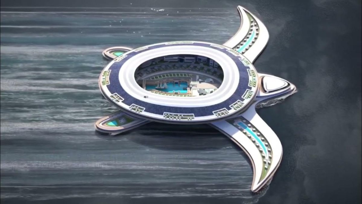 Круизный лайнер черепаха