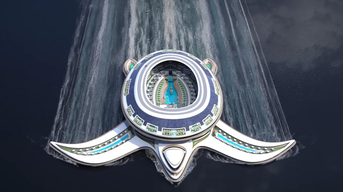 Плавучий город в Саудовской Аравии в виде черепахи