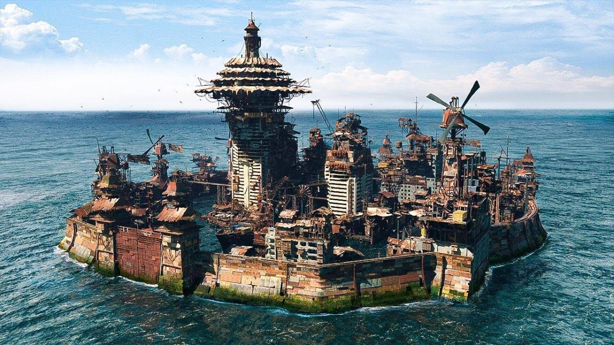 Корабль город в фоллаут