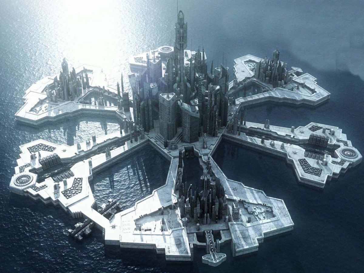 Звездные врата Атлантида город