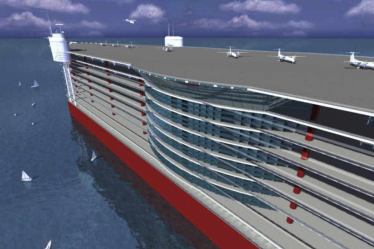 Корабль Freedom ship плавучий город