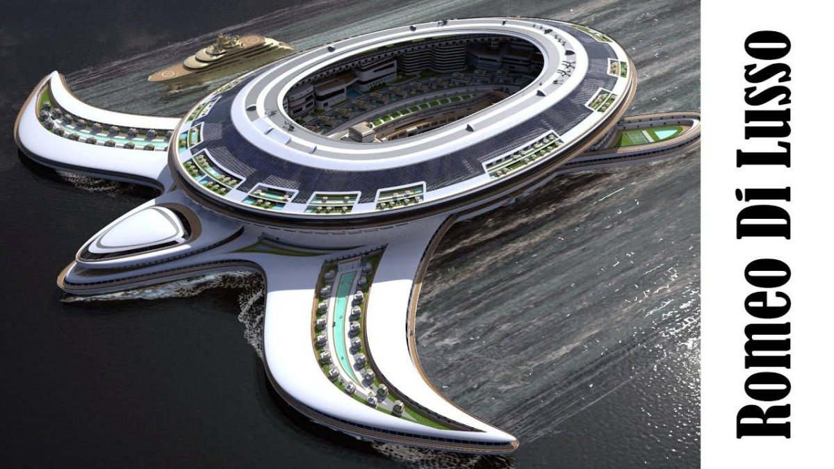 Плавучий город черепаха в Саудовской Аравии