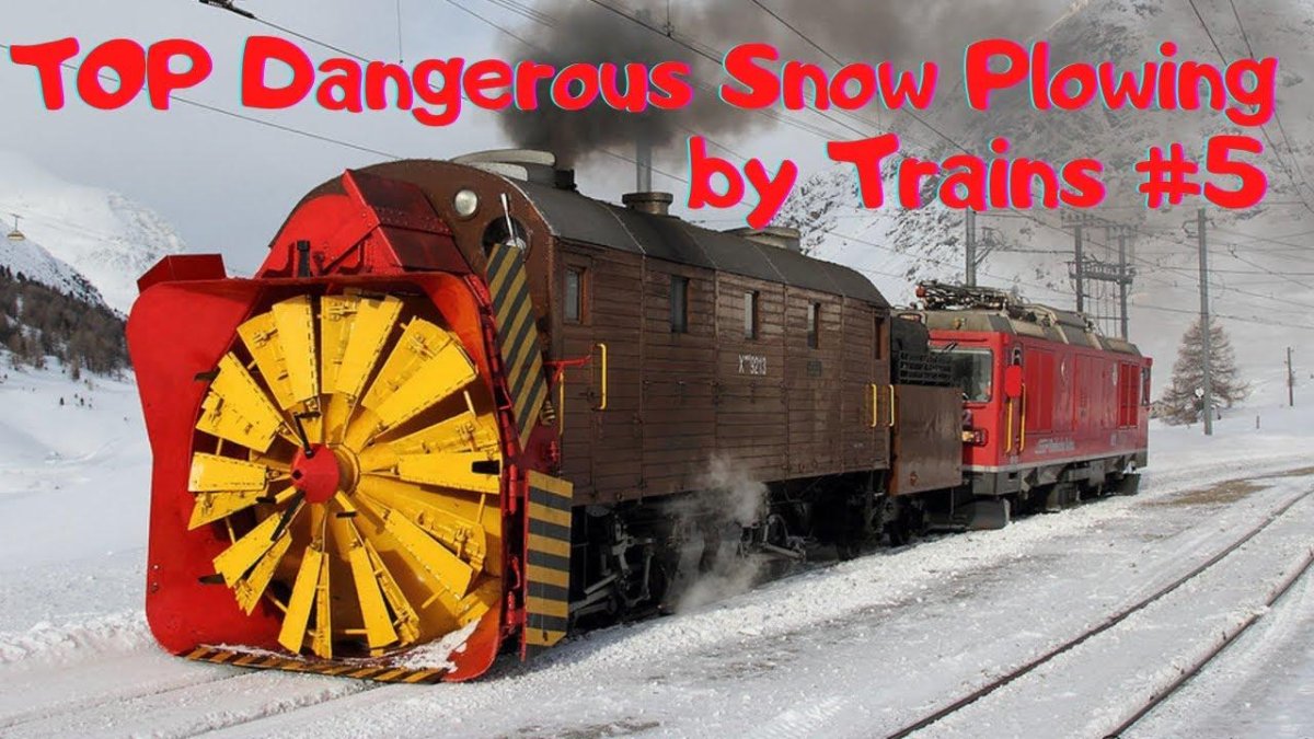 Роторный Локомотив снегоочиститель