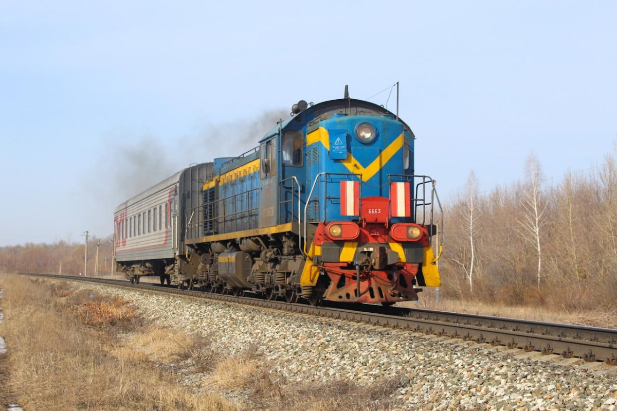 Тепловоз тэм2 в Узбекистане