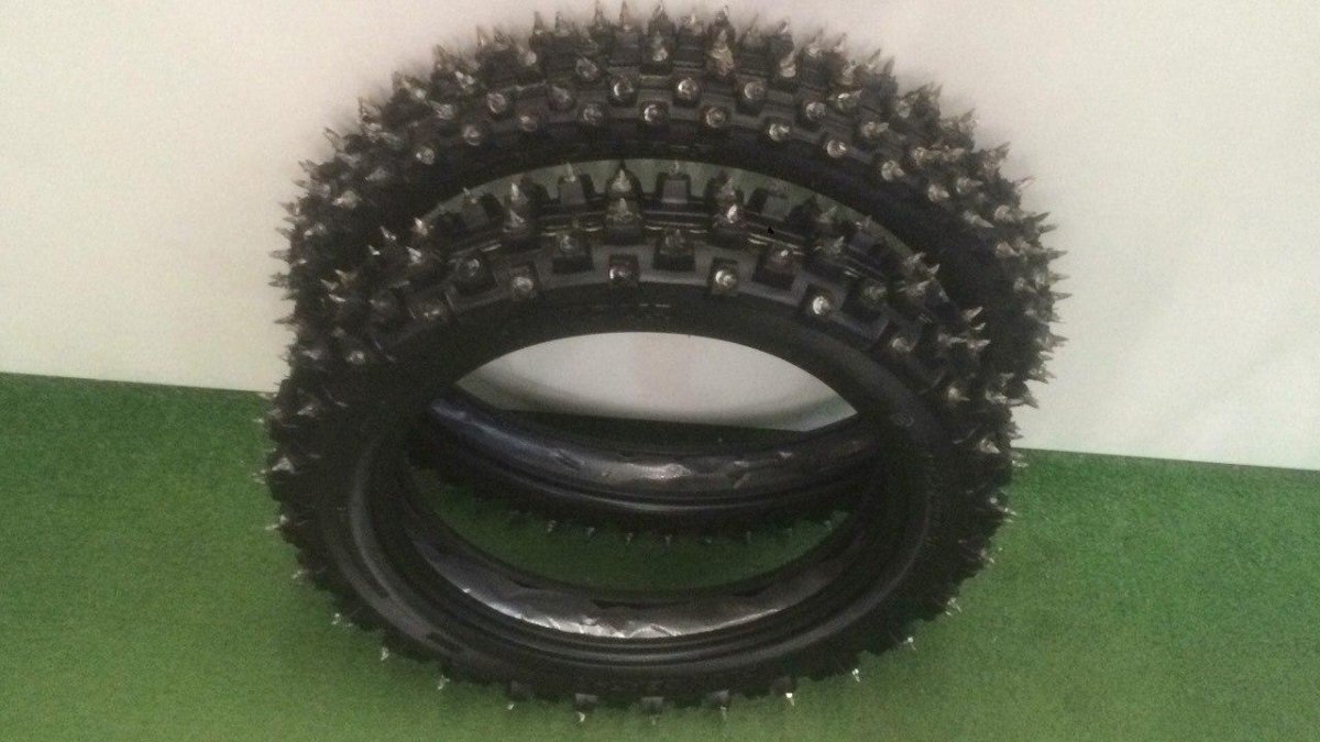 Зимние колеса на питбайк 17/14