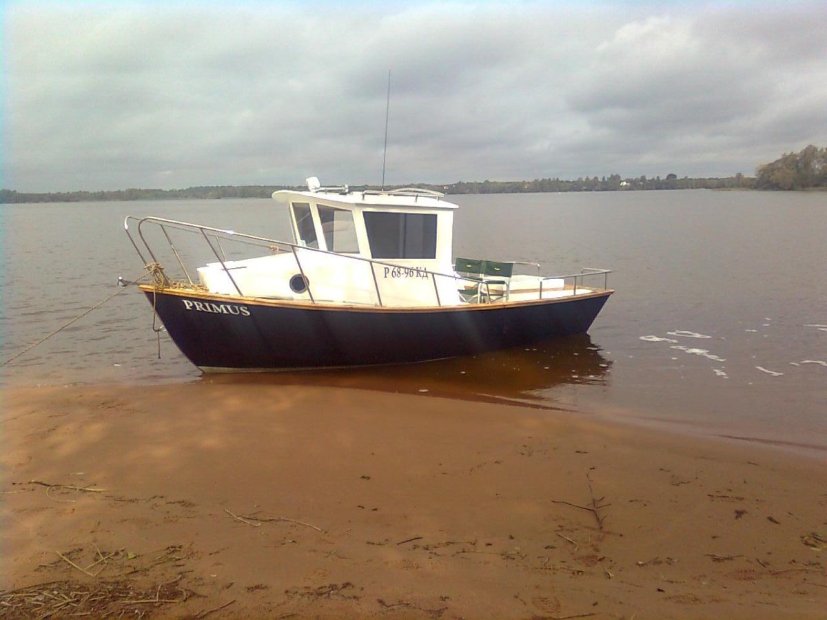 Фанерный мини траулер