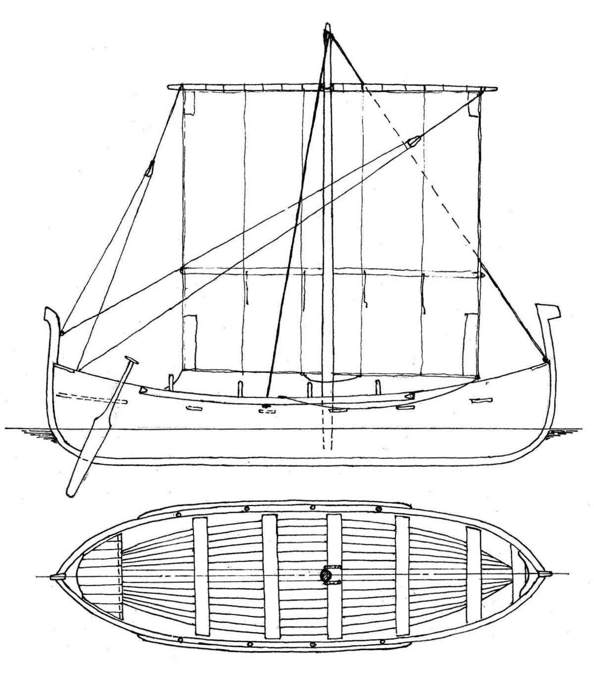 Малая парусно-гребная Ладья «Аскольд-23»