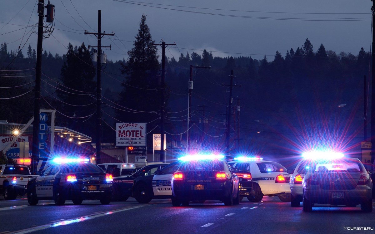 Полицейская мигалка полиция США