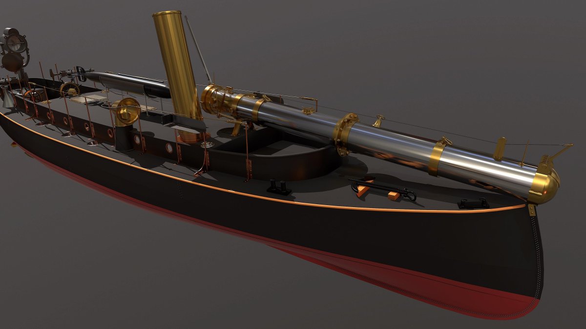 Паровой минный катер Чесма