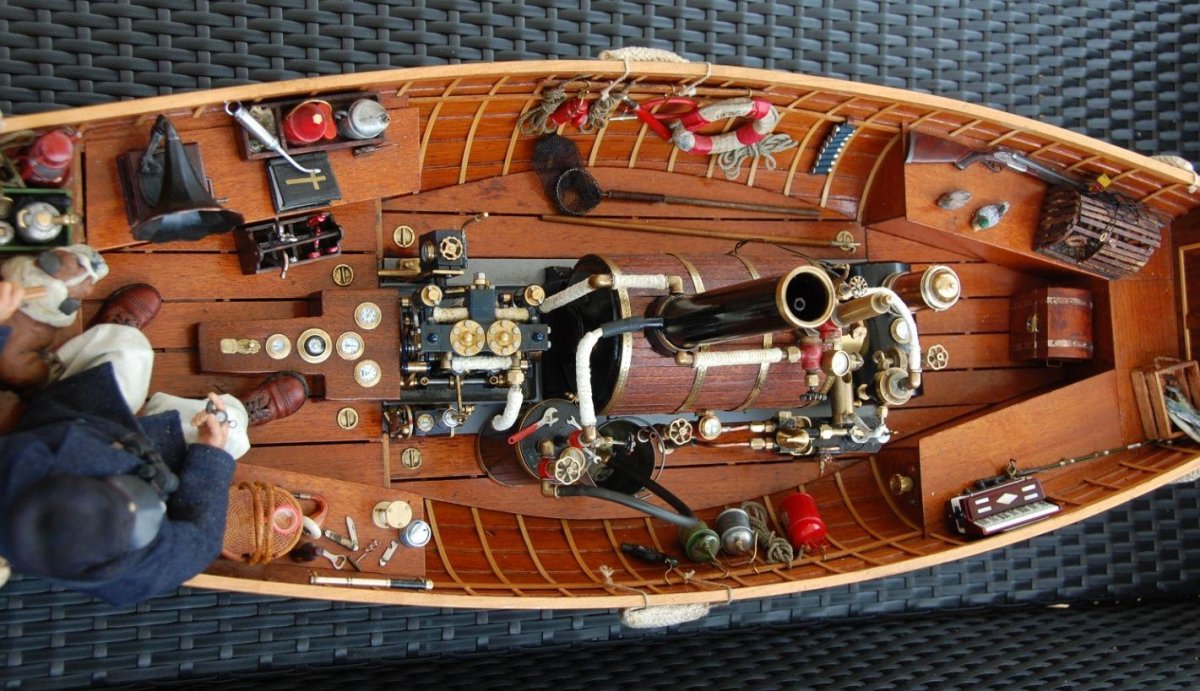 Электродвигатель для модели корабля