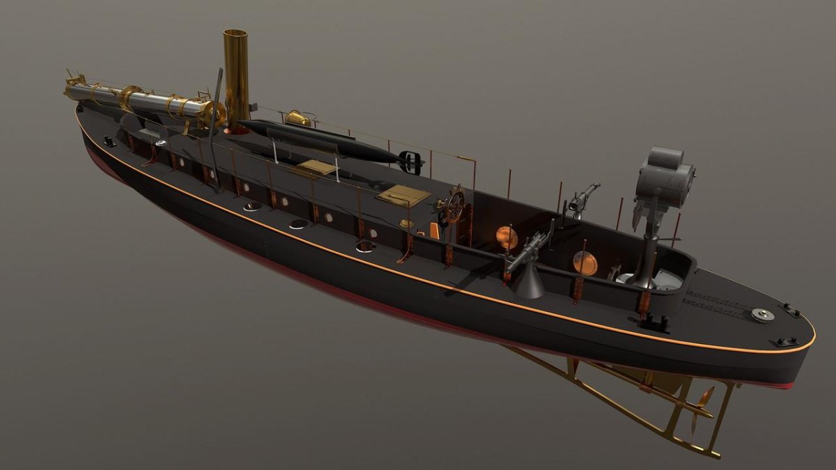 Паровой минный катер Чесма