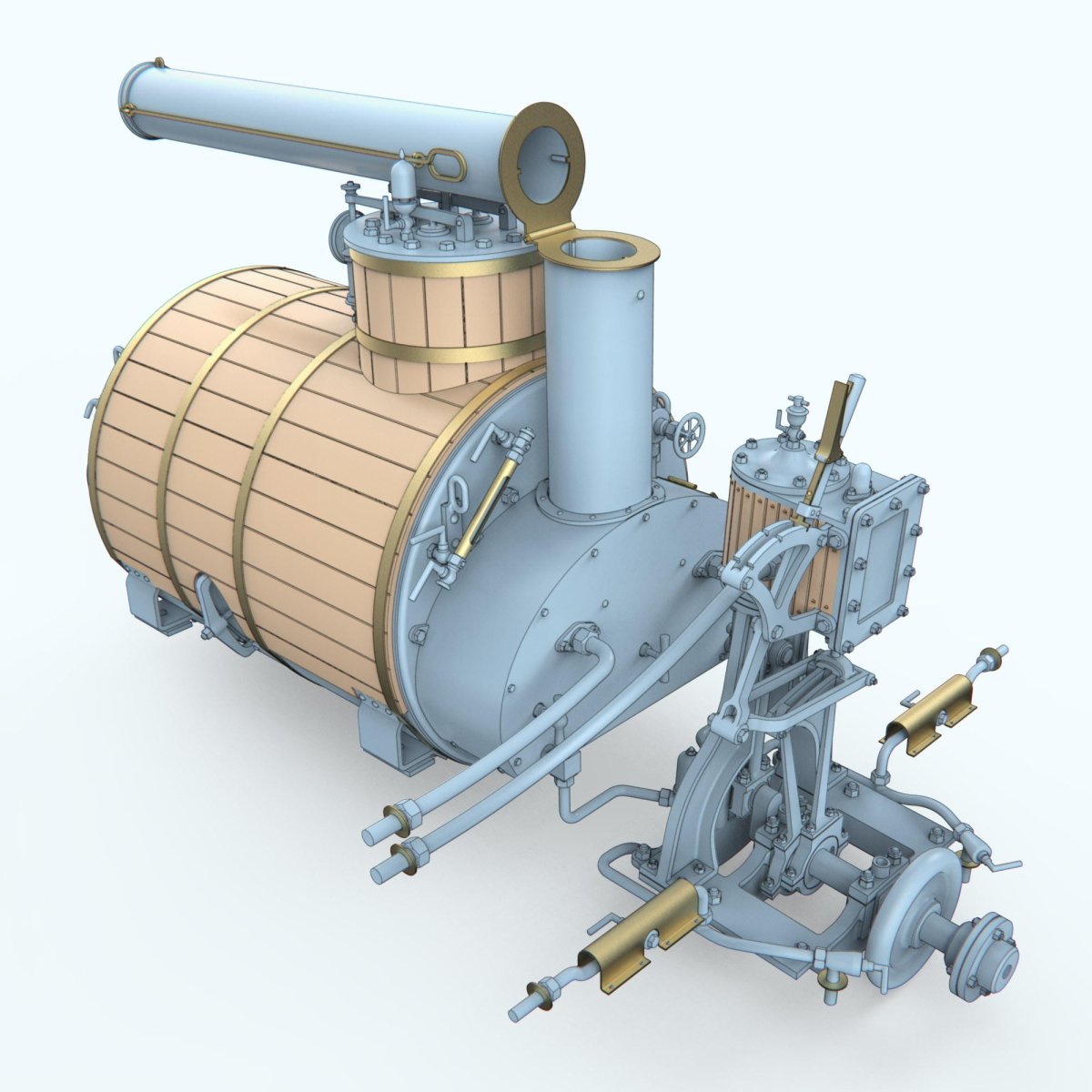 Паровой колесный катер "Русич"