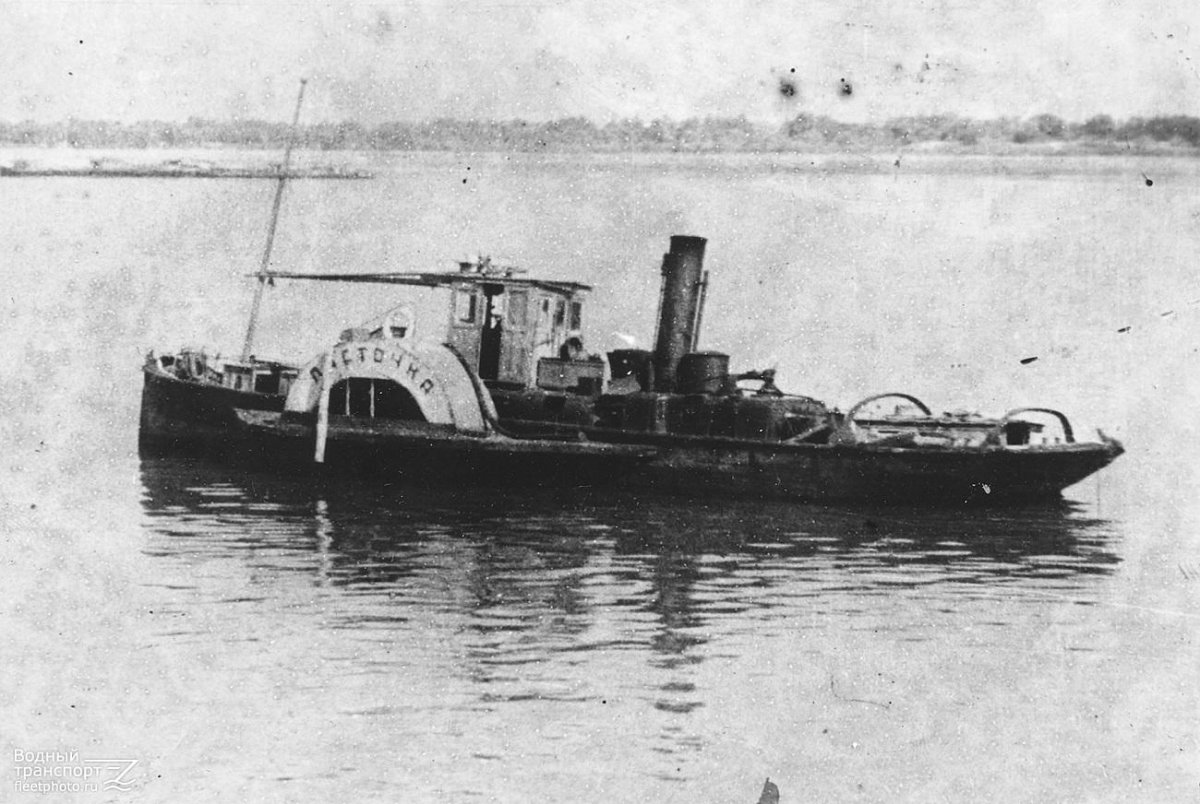 Колесный буксирный пароход "в.Чапаев"