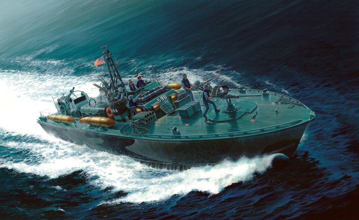 Elco 80' pt - 596 Torpedo Boat