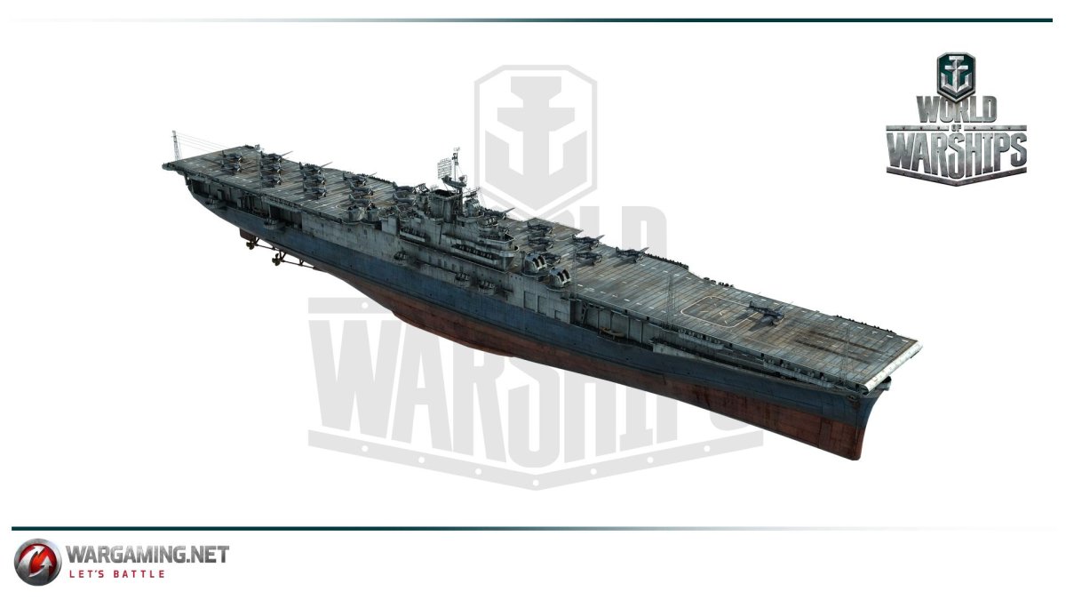 Авианосцы 2 мировой сбоку