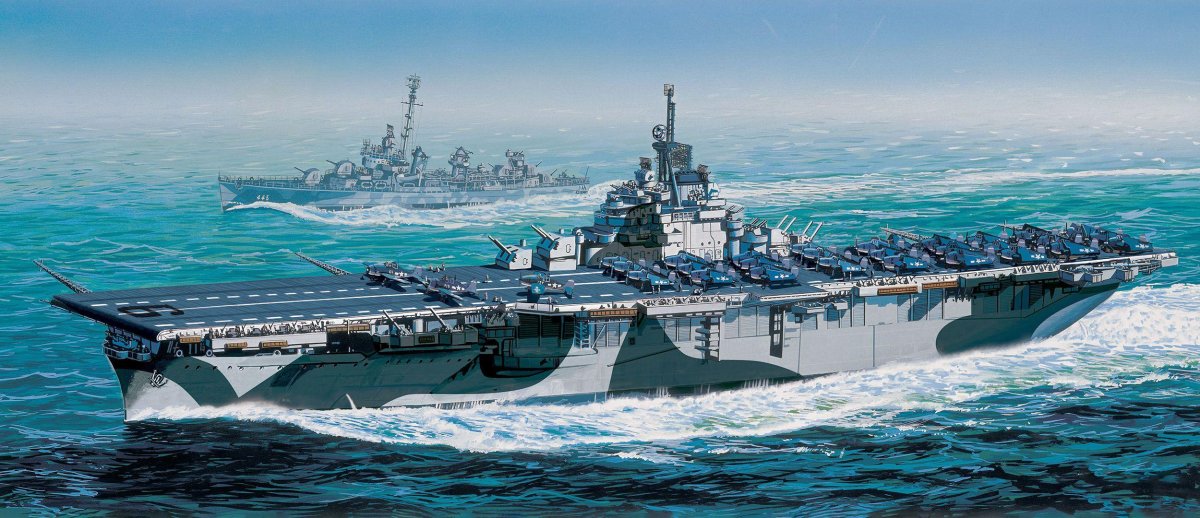 USS CV-9 Essex 1/700