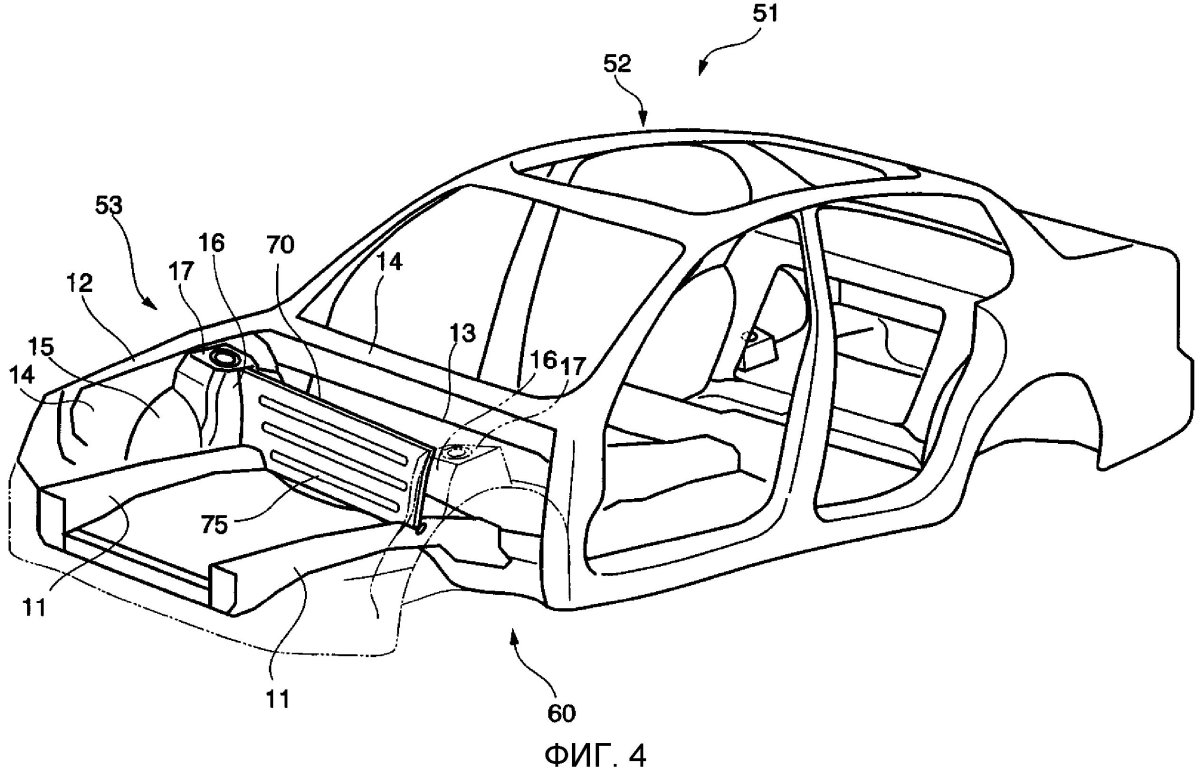 Кузов снизу Пежо 206